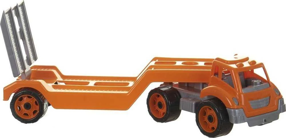 Technok Plastikinis tralas - autovežis 79 cm (oranžinis)