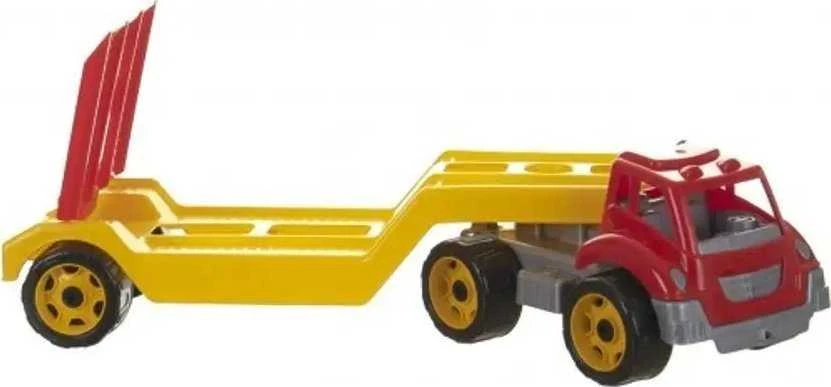 Technok Plastikinis tralas - autovežis 79 cm (oranžinis)