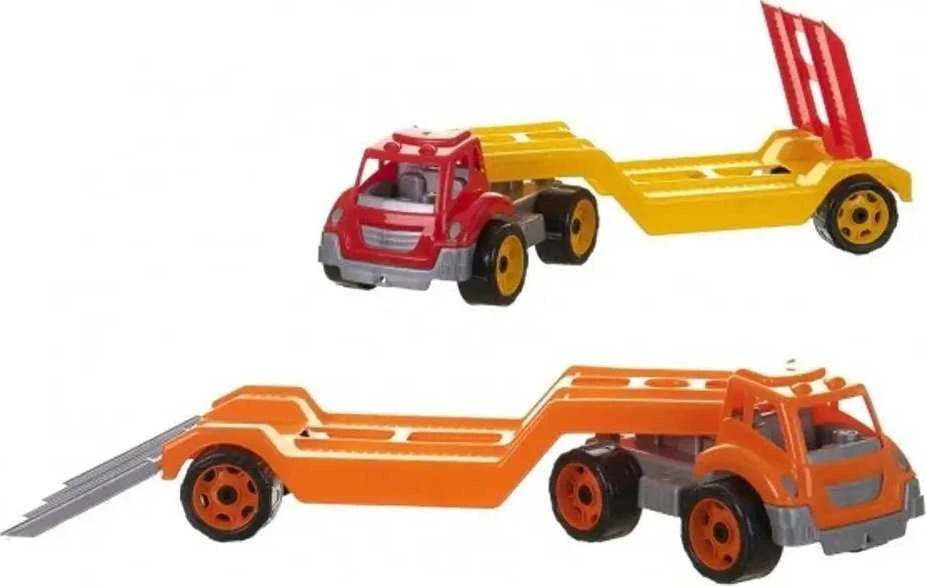 Technok Plastikinis tralas - autovežis 79 cm (oranžinis)