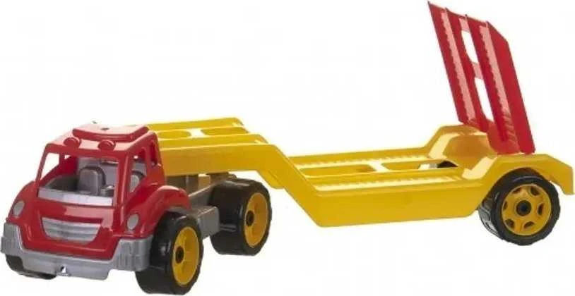 Technok Plastikinis tralas - autovežis 79 cm (oranžinis)
