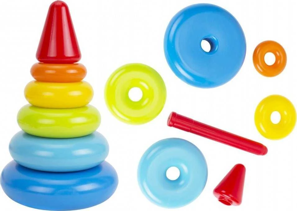 Technok Lavinamoji žiedų piramidė 20 cm aukščio