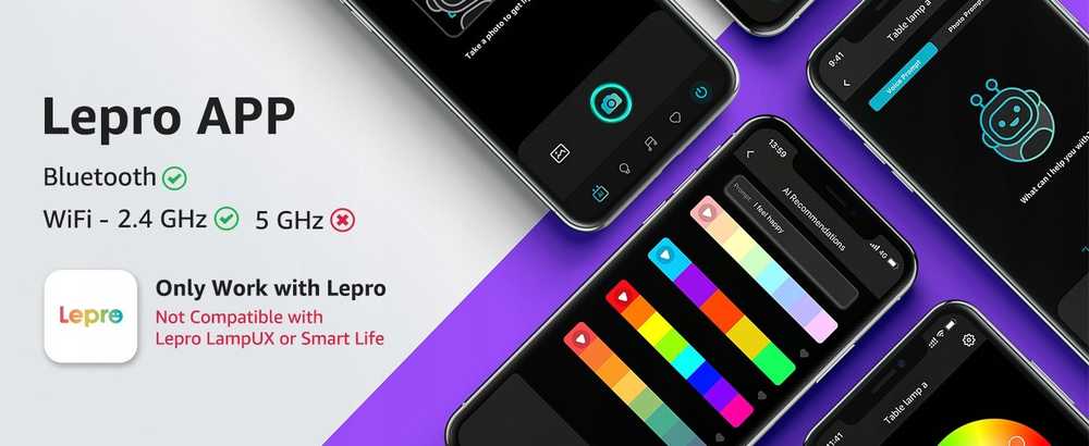 Teckin Lepro B1 AI išmaniosios lemputės E27 (2 vnt.)