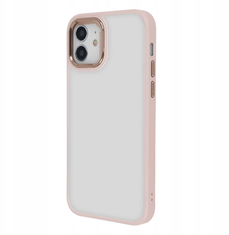 Tecto Shield „Telforceone“ satininis elegantiškas matinis dėklas, skirtas „iPhone 11“, rožinis