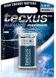 Tecxus Bateria 9V Block 1 vnt.