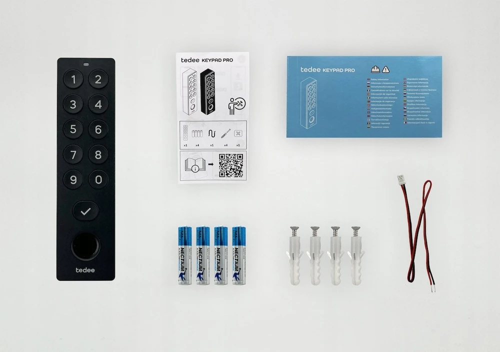 Tedee klaviatūra PRO Bluetooth klaviatūra, juoda