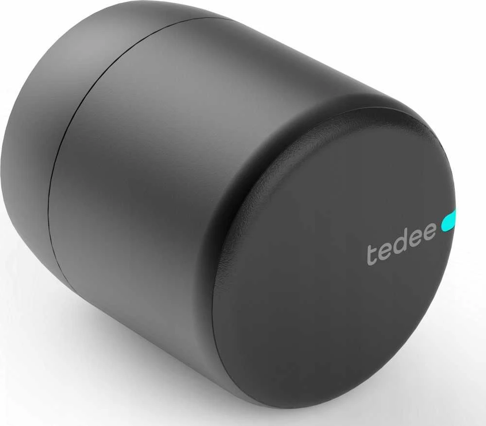 Tedee PRO juoda išmanioji Bluetooth spyna namams ir verslui