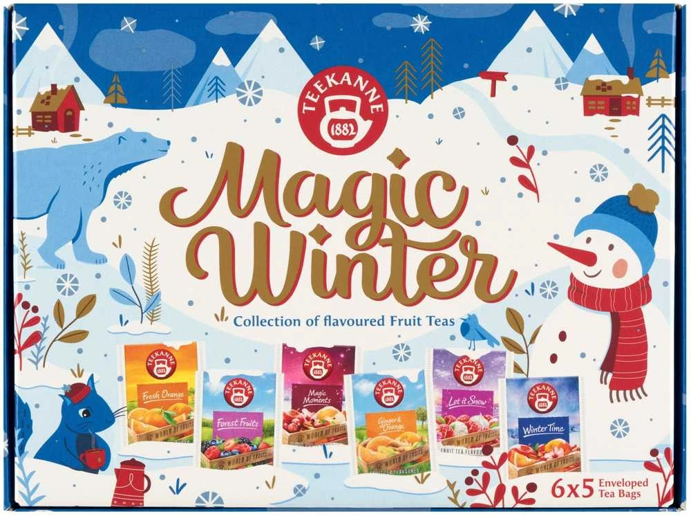 Teekanne Magic Winter arbatų rinkinys su 6 skoniais