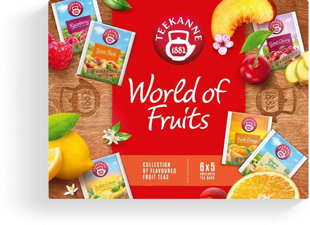 Teekanne World of Fruits arbatų rinkinio pakuotė