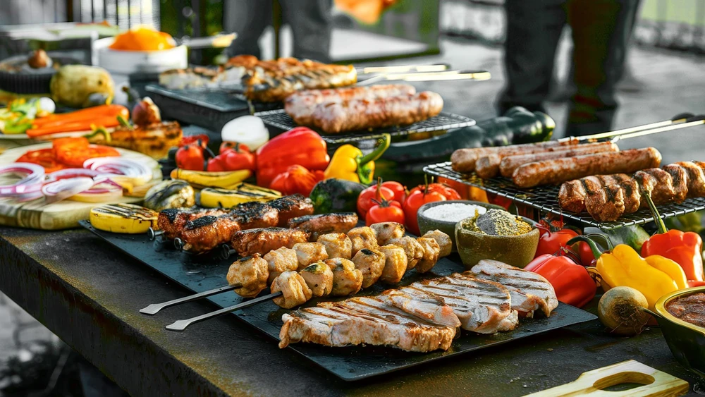 Teesa BBQ 5006 MASTER dujinis grilis - 5 degikliai - vieta cilindrui