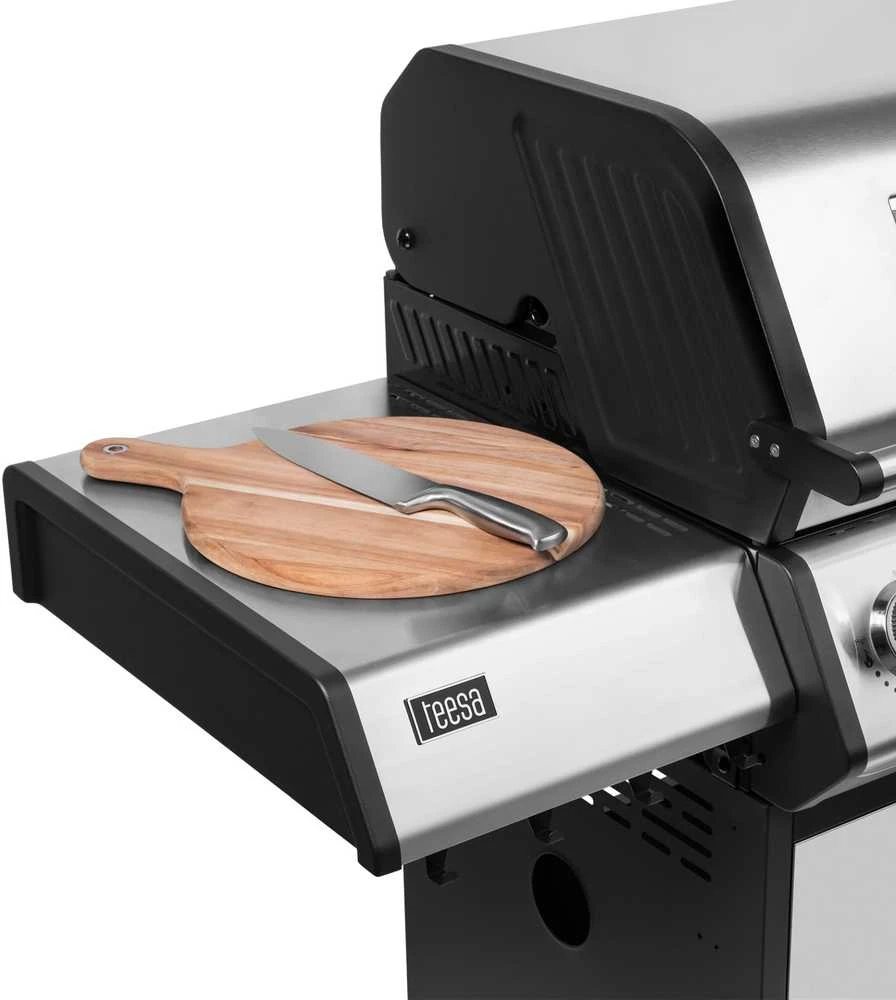 Teesa BBQ 5006 MASTER dujinis grilis - 5 degikliai - vieta cilindrui