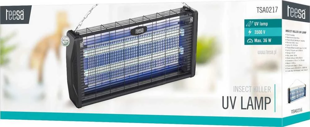 TEESA vabzdžius naikinanti lempa 36W (2x18W)