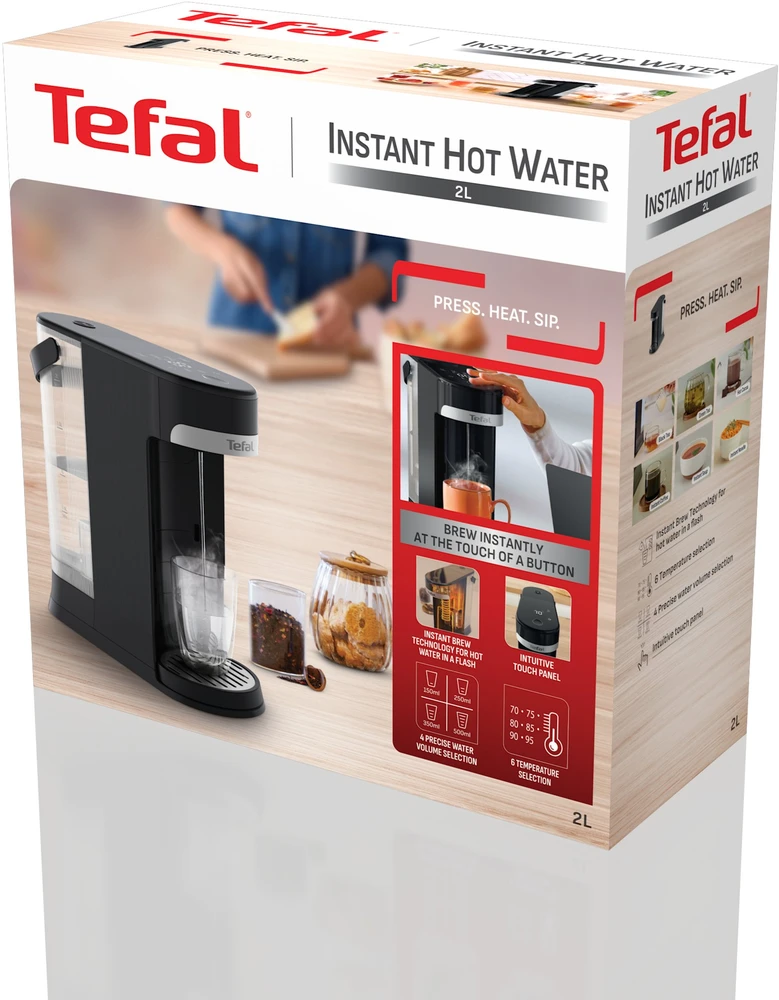 Tefal Instant Hot Vanduo BR3508E0 water dispenser Juodas 2 L