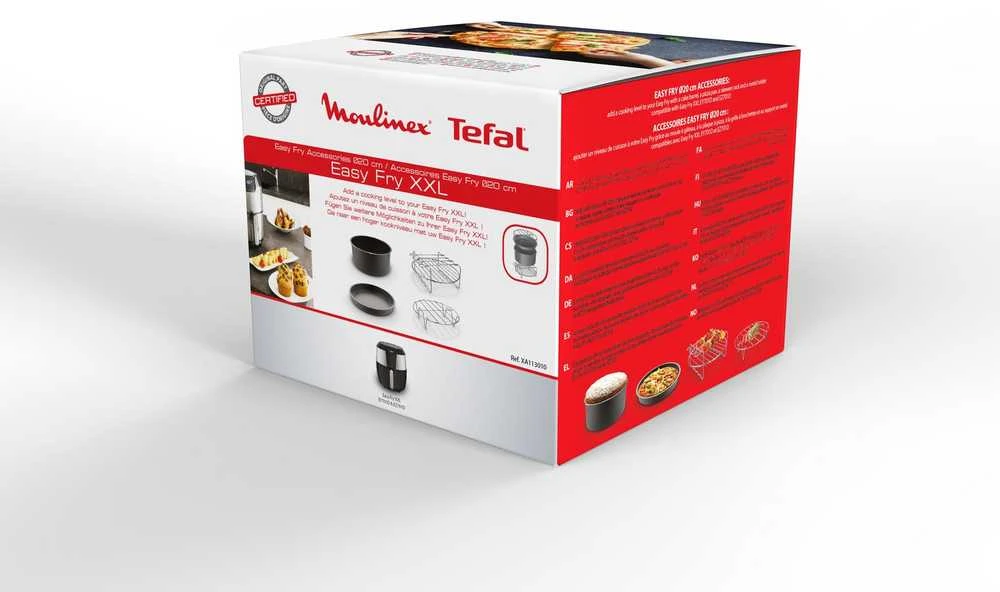 Gruzdintuvė OBH Nordica/Tefal Easy Fry priedų rinkinys, skirtas OBH Nordica XXL airfryer modeliams