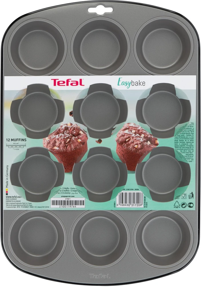 Tefal Tefal Easybake 12 mafini 38 x 27 cm - Mafinu forma