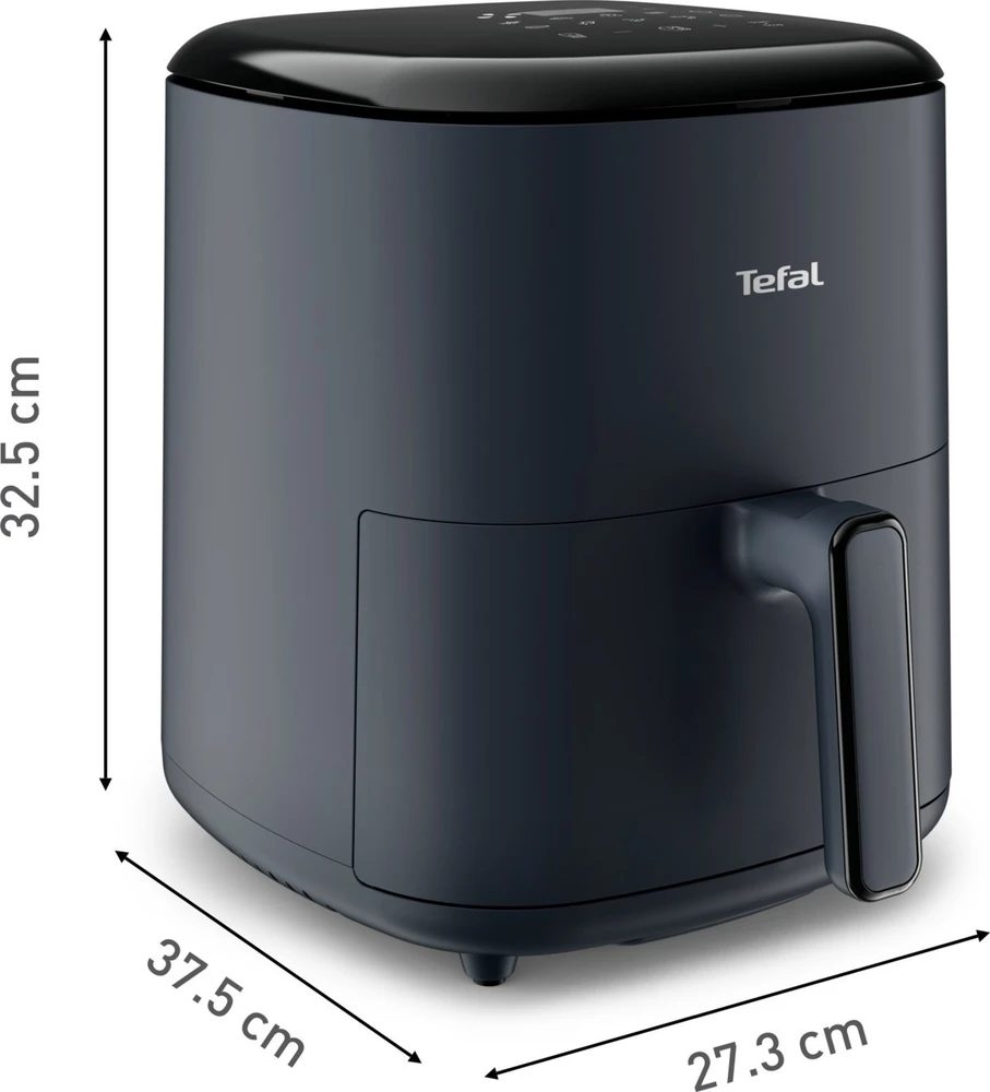Karšto oro gruzdintuvė Tefal EY245B10, juoda, 1500 W, 5 l