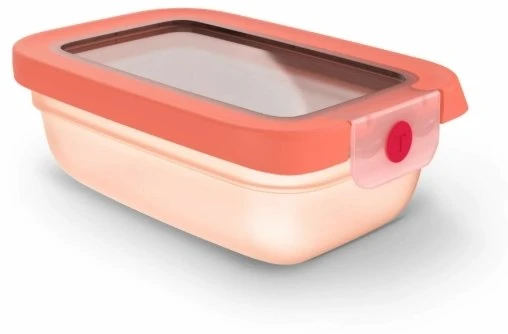 Tefal FOOD BOX 1.5L ONECLICK Oranžinis