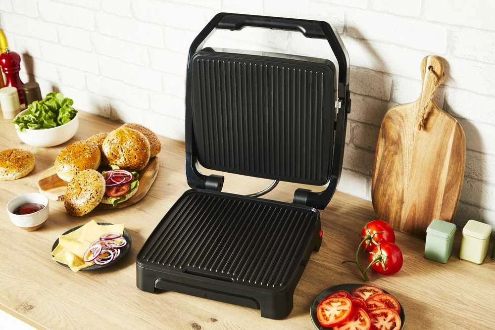 TEFAL Table Grilis | GC271D10 | Grilis | 2000 W | Sidabrinis