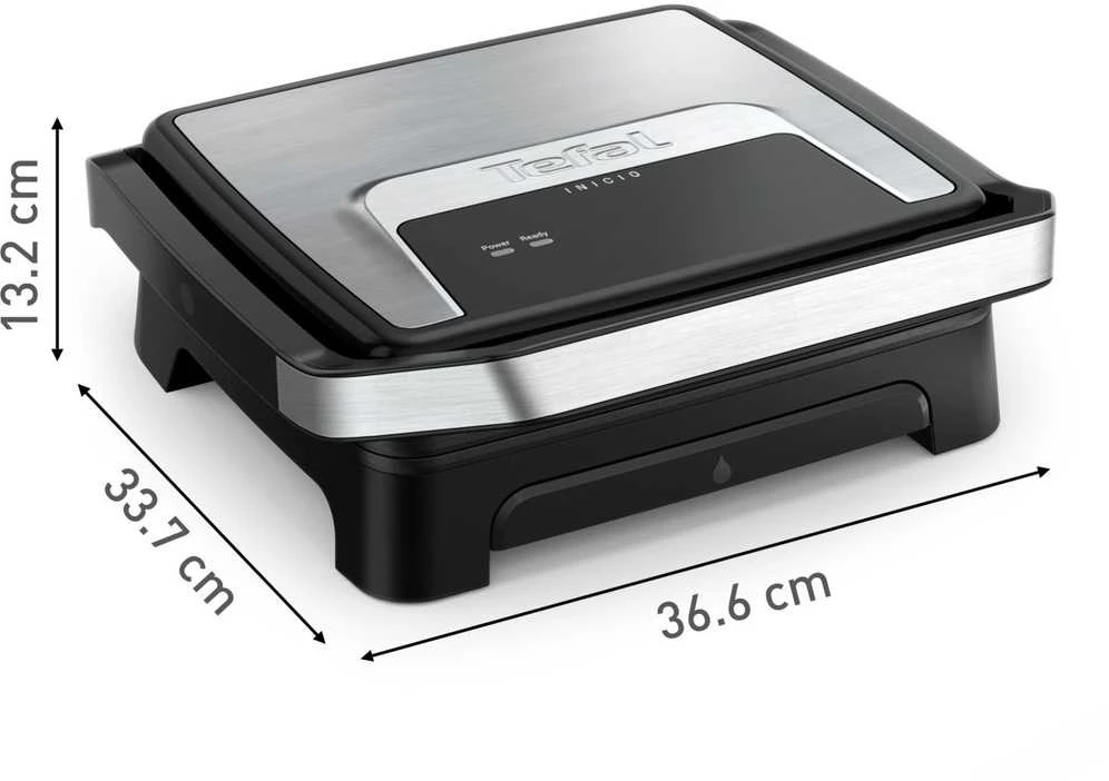 TEFAL Table Grilis | GC271D10 | Grilis | 2000 W | Sidabrinis
