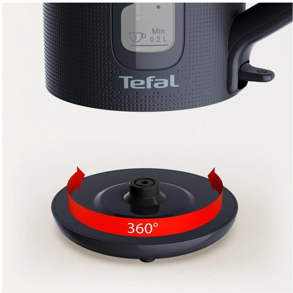 Virdulys Tefal KO2M0810 Morning, 1,7 L, juodas