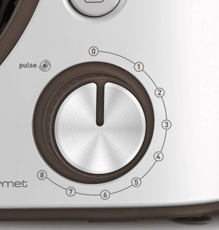 TEFAL | Masterchef Gourmet virtuvinis kombainas | QB51K138 | 1100 W | Greičių skaičius 8 | Bowl capacity 4.6 L | Baltas