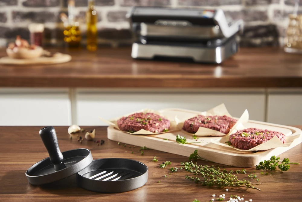 Plakiklis Tefal melna - Burgeru prese