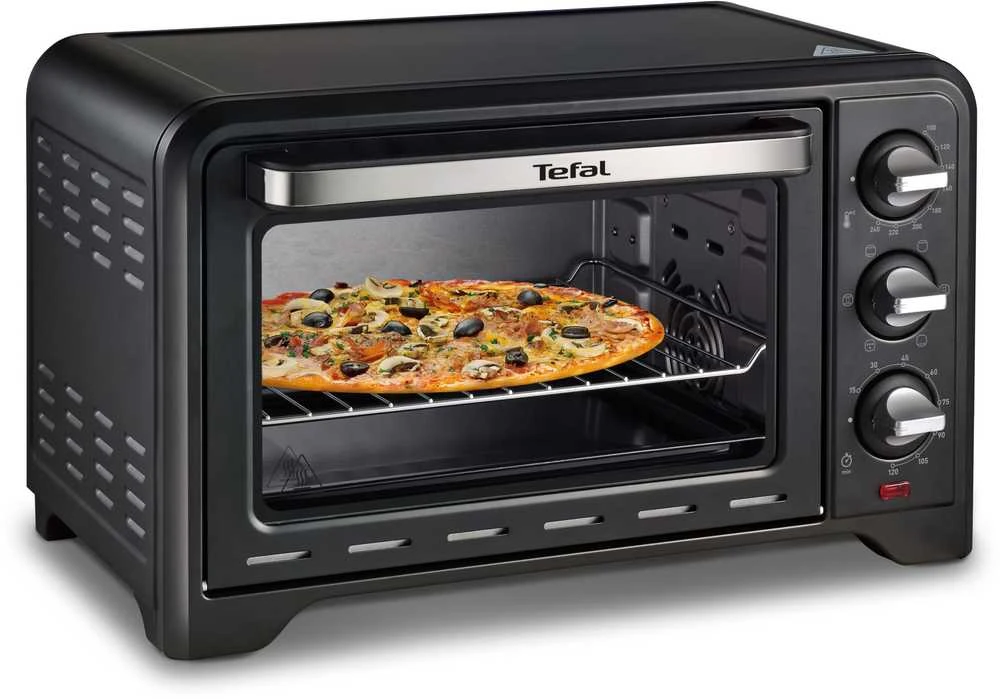 Mikrobangų krosnelė TEFAL | Mini Oven | OF444834 | 19 L | 1380 W | Juodas
