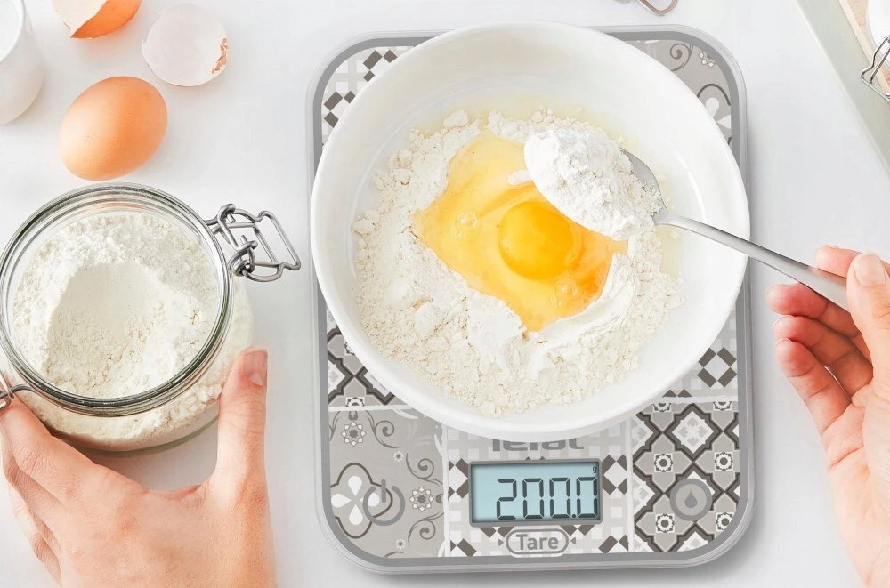 TEFAL virtuvinės svarstyklės Optiss Mozaik [BC50D6V0]