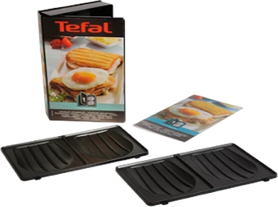 Snack Collection Tefal XA800112 Sumuštinių kepimo plokštės, Juodos spalvos