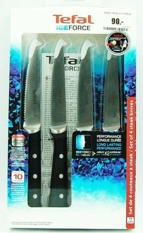 Peilių komplektas Tefal Ice Force K232S414, 4 dalių