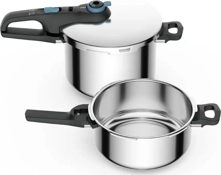 Tefal Secure Trendy P2584301 4 l + 6 l Indukcja sidabrinė