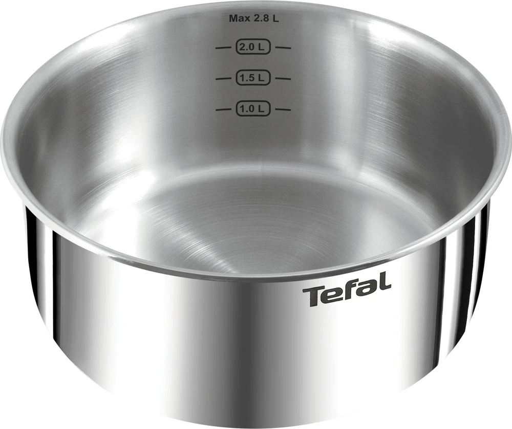 Nerūdijančio plieno puodų ir keptuvių rinkinys Tefal Ingenio Emotion L897S574, 5 dalių, 16/20/22/28 cm