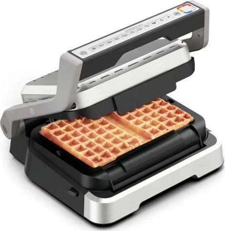 Virtuvinės svarstyklės TEFAL OptiGrill Užkandžių ir kepimo reikmenys | XA730810 | Kepinių skaičius 1 | Vaflis | Juodas