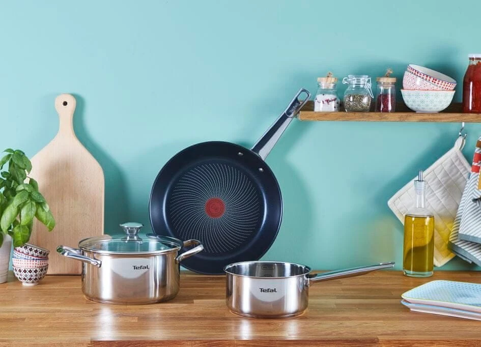 Tefal Keptuvė nelipnia danga COOK EAT B9220604, 28 cm, nerūdijantis plienas
