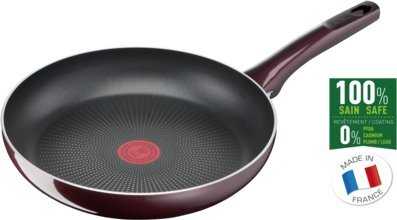 Tefal pan Resist Intense 20cm red/juodas
