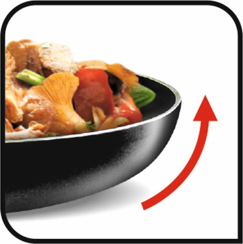 Tefal pan Resist Intense 20cm red/juodas