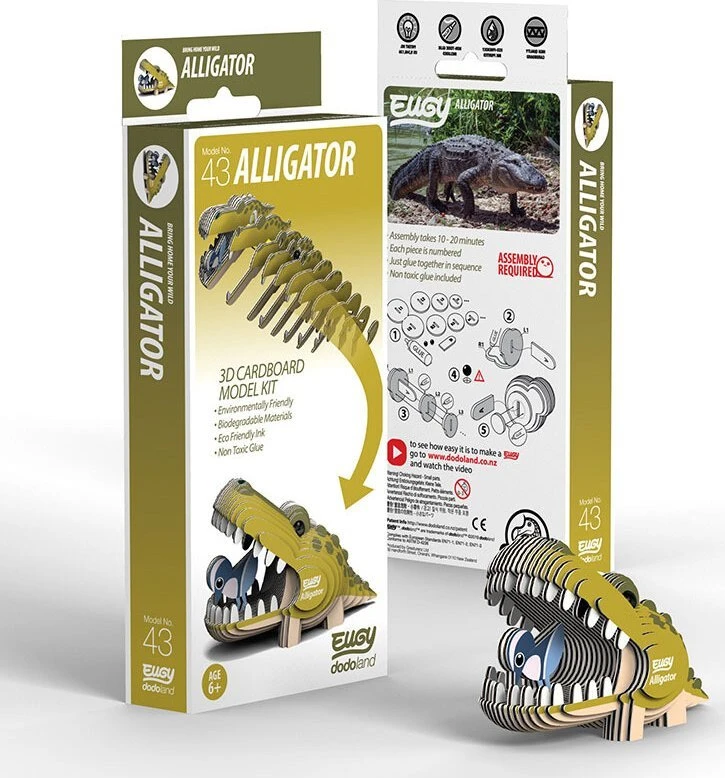 Teka Alligator Eugy. Eco* 3D dėlionė