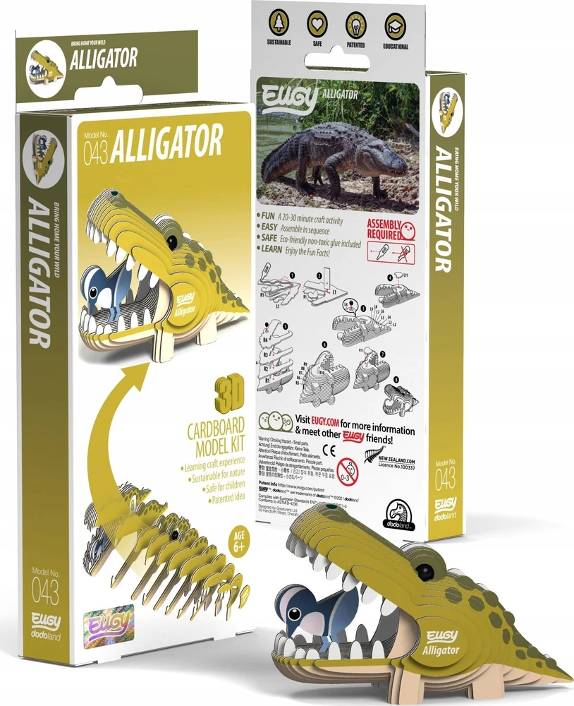 Teka Alligator Eugy. Eco* 3D dėlionė