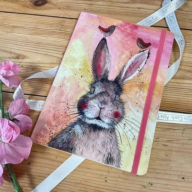 Teka Aplanko sąsiuvinis su gumine juostele A5 LCN19 Hannah Rabbit