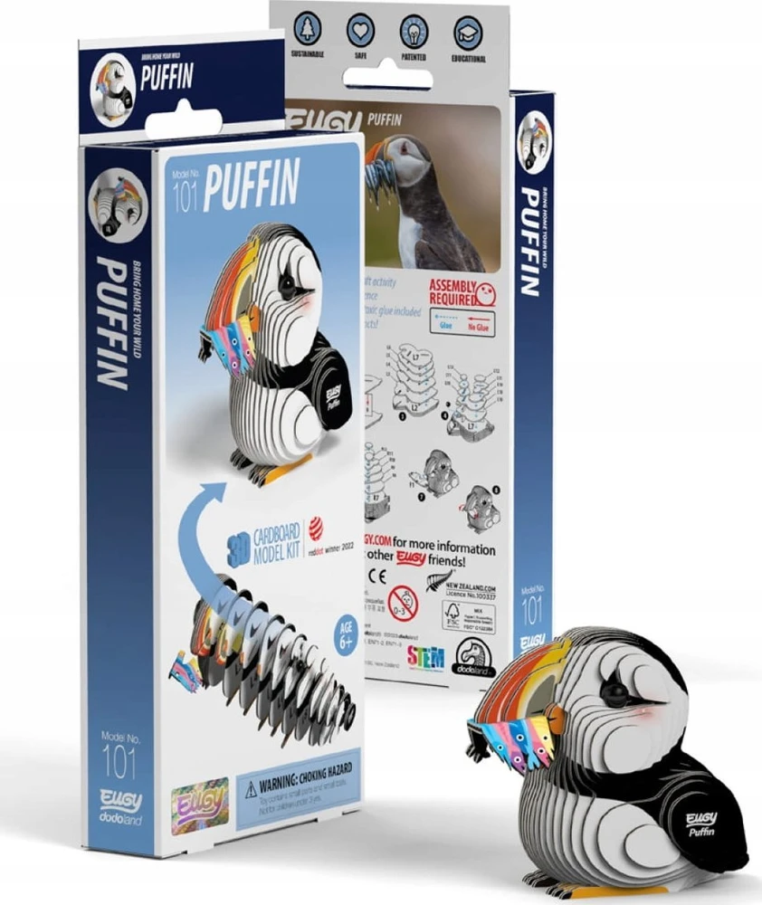 Teka Atlanto puffin Eugy Eco* 3D dėlionė