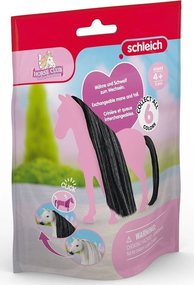 SCHLEICH SOFIA`S BEAUTIES Žirgo karčiai ir uodega, Juodi