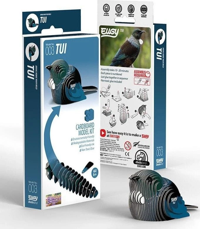 Teka Bird Skirtas garbanotiems plaukams Eugy. Eco* 3D dėlionė