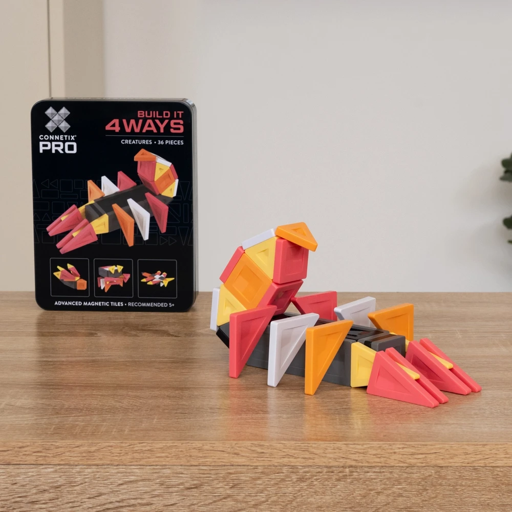 Teka CONNETIX - magnetinis konstruktorius PRO Build It 4 Ways Creatures Pack, 36d.