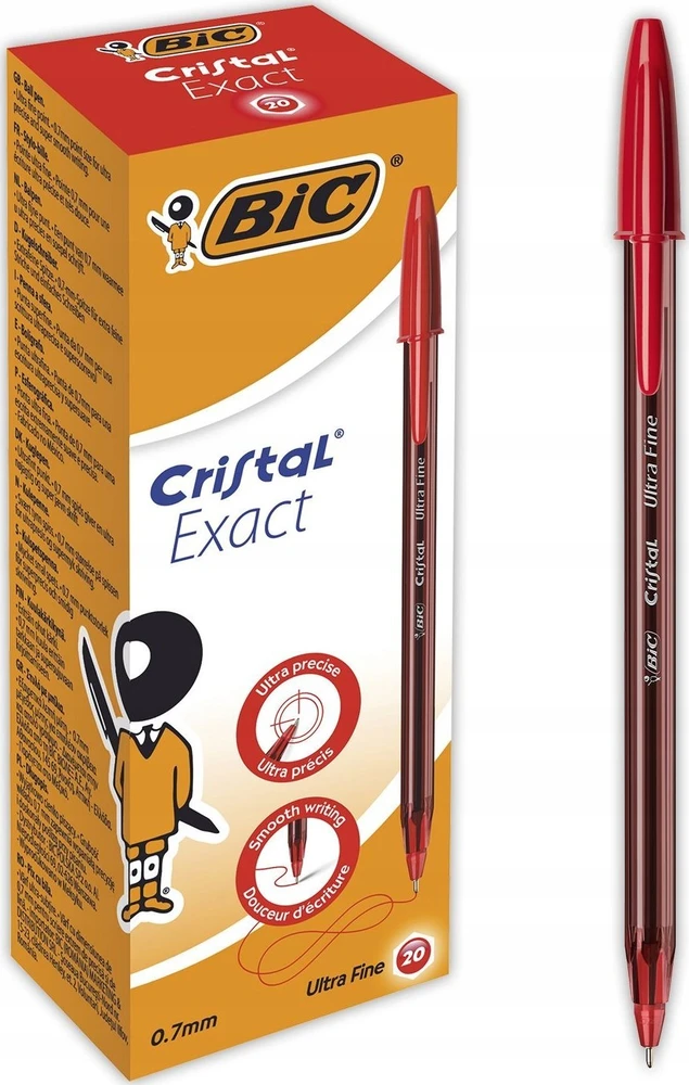 Teka Długopis uždaromas Exact juoda op.20 vnt. BIC 992604