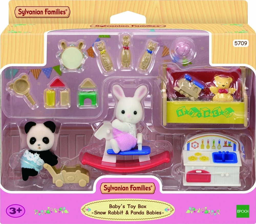 Sylvanian Families Epoch Figūrėlės vaikų žaidimų kambariui Sylvanian Village