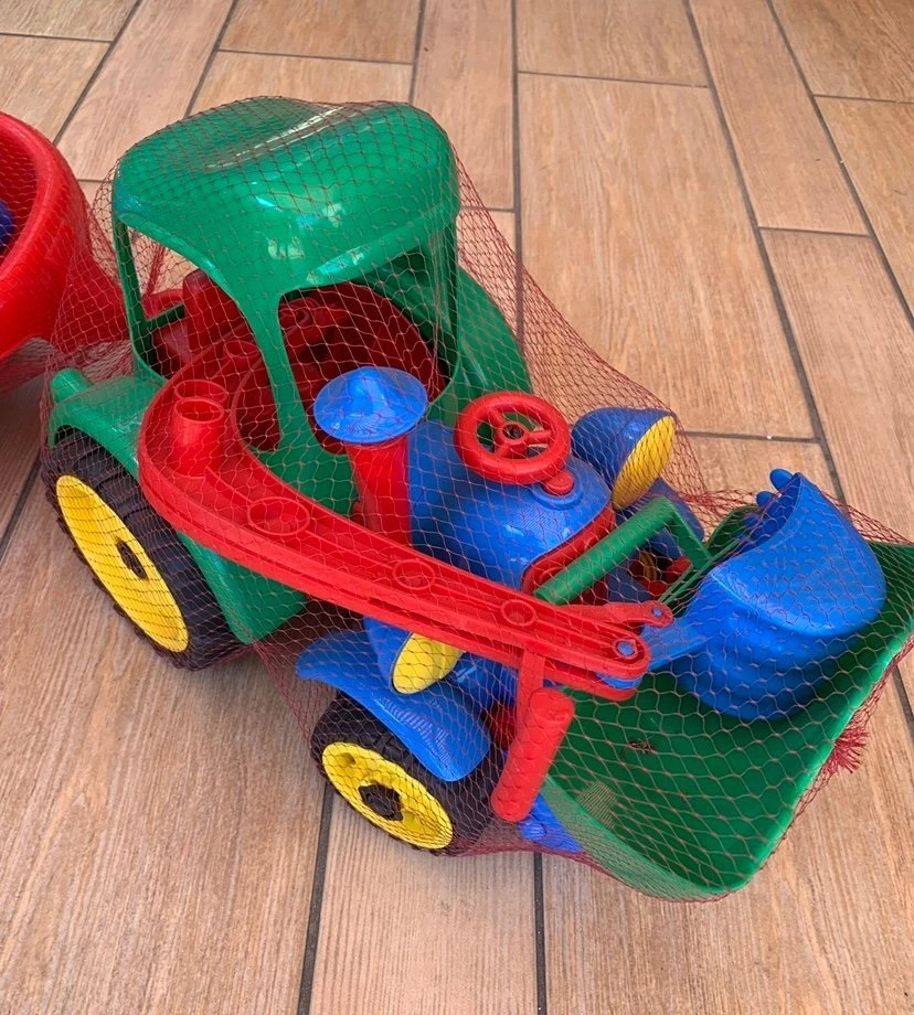 Teka ekskavatorius su priekaba ir mini komplektas 10 vnt