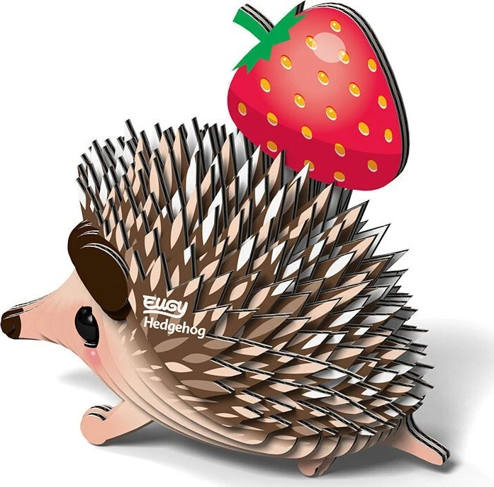 Dėlionė EUGY 3D kartoninis modelis „Ežys“
