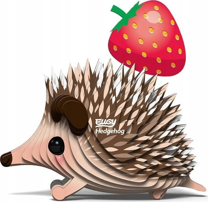 Dėlionė EUGY 3D kartoninis modelis „Ežys“