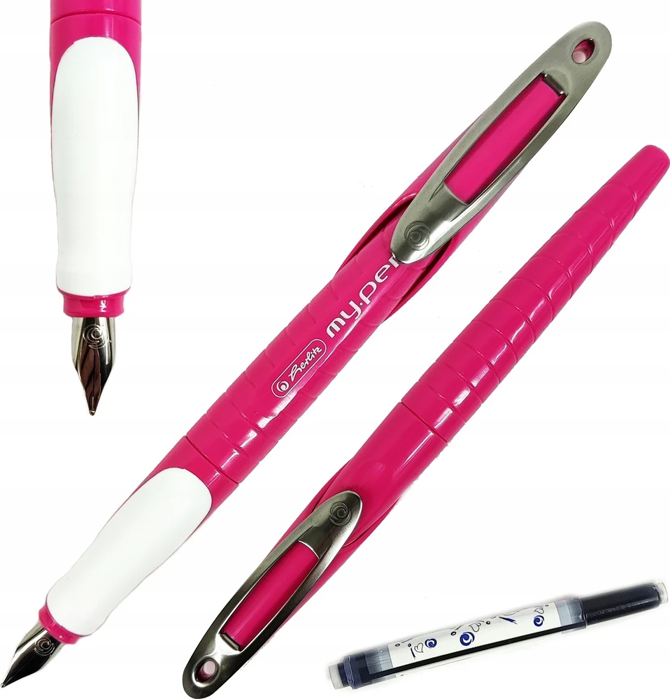 Herlitz Plunksnakotis M my.pen rausvai-baltas