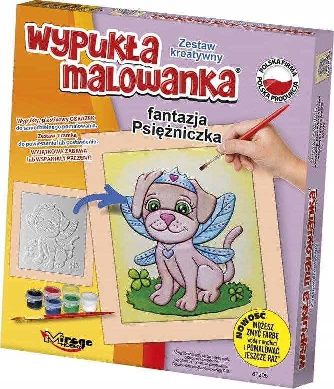 Teka išgaubtas paveikslas „Fantasy Princess“.