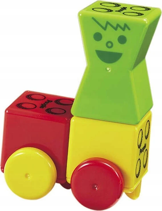 Teka PEOPLE BLOCKS Keliaujantis magnetinių kaladėlių rinkinys Plaukiam ir važiuojam!, PB325